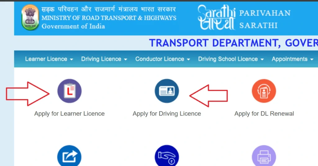 Contact Parivahan Sarathi Helpdesk