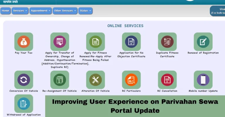Improving User Experience on Parivahan Sewa Portal Update