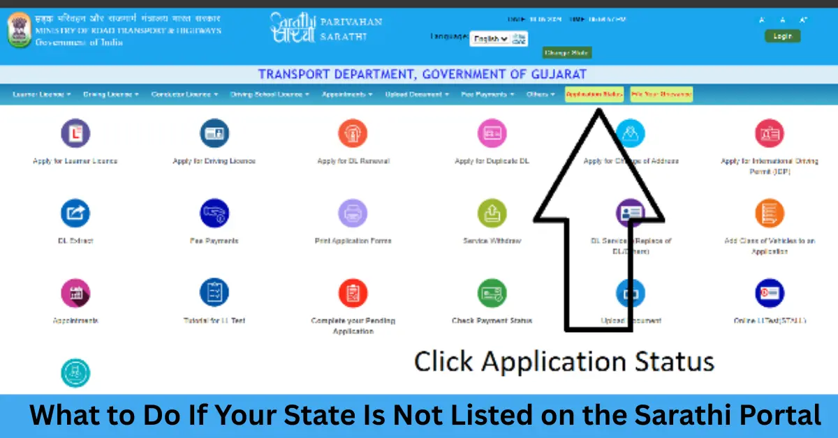 What to Do If Your State Is Not Listed on the Sarathi Portal