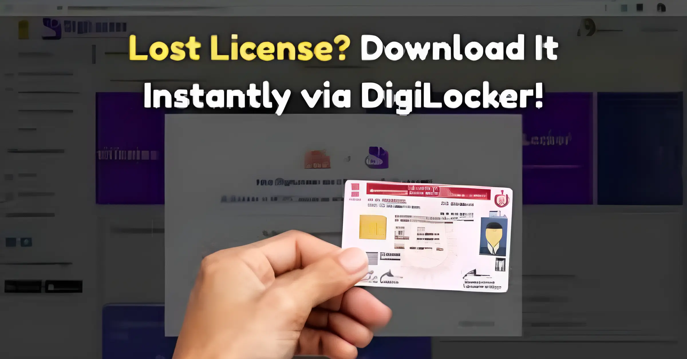 How to Fix the "Missing Driving License" Issue in DigiLocker