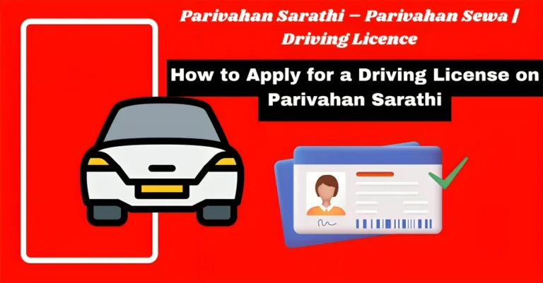 How to Apply for a Driving License on Parivahan Sarathi