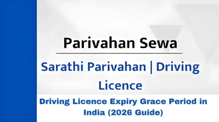 Driving Licence Expiry Grace Period in India (2026 Guide)