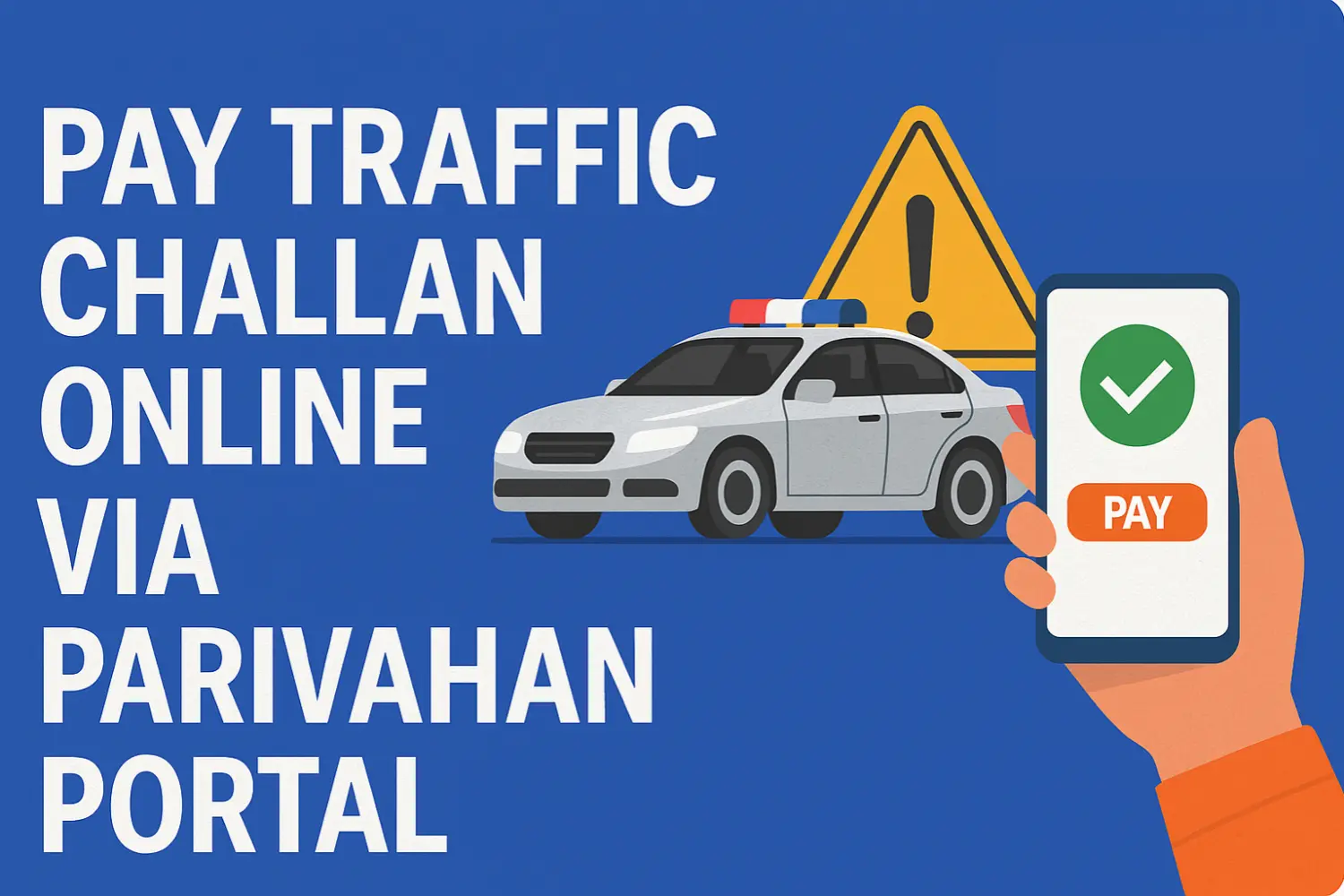 Pay Traffic Fines Safely via Parivahan Official Site