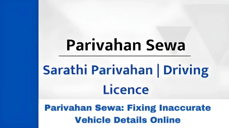 Parivahan Sewa: Fixing Inaccurate Vehicle Details Online