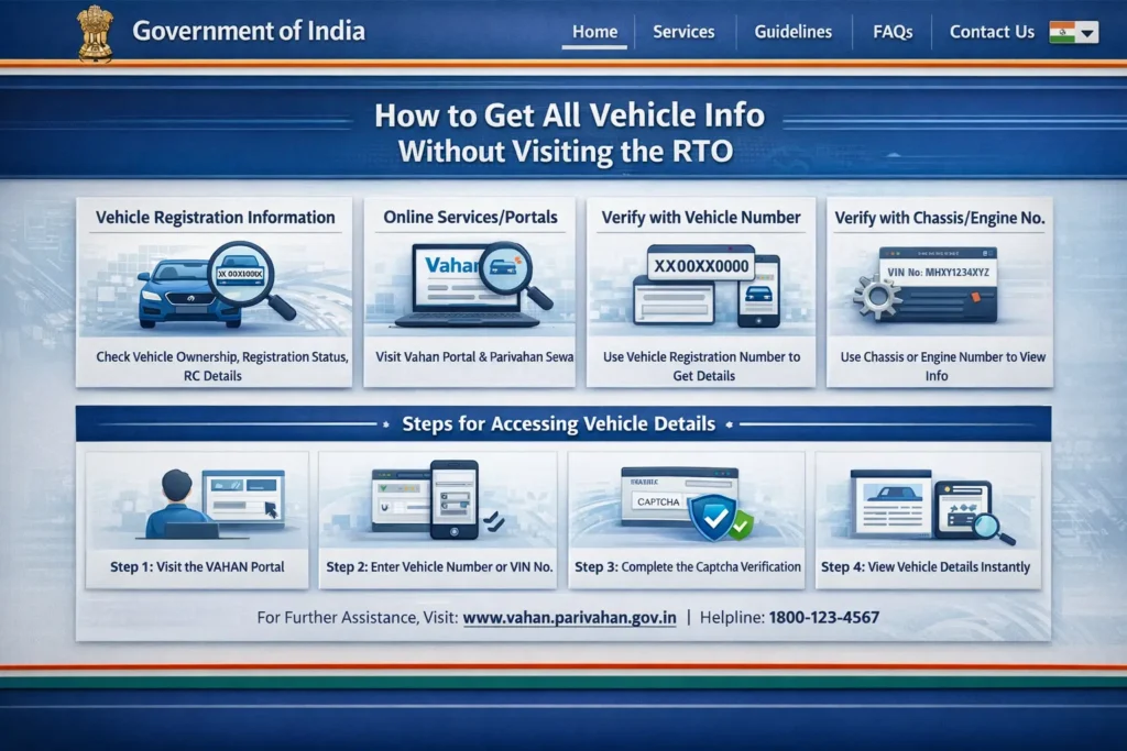 How to Get All Vehicle Info Without Visiting the RTO 