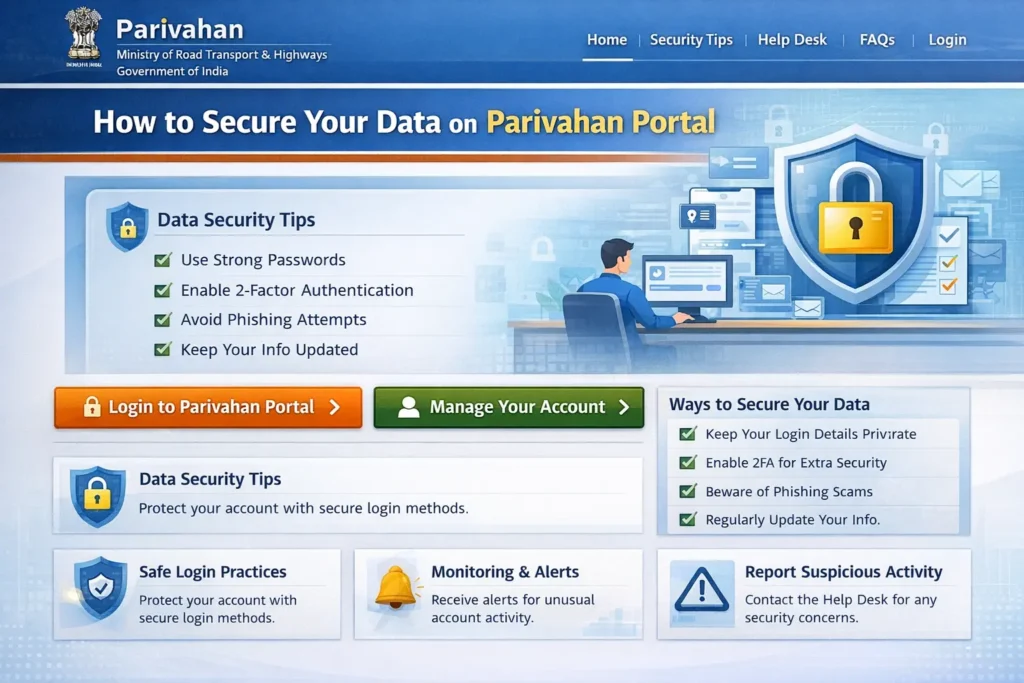 How to Secure Your Data on Parivahan Portal