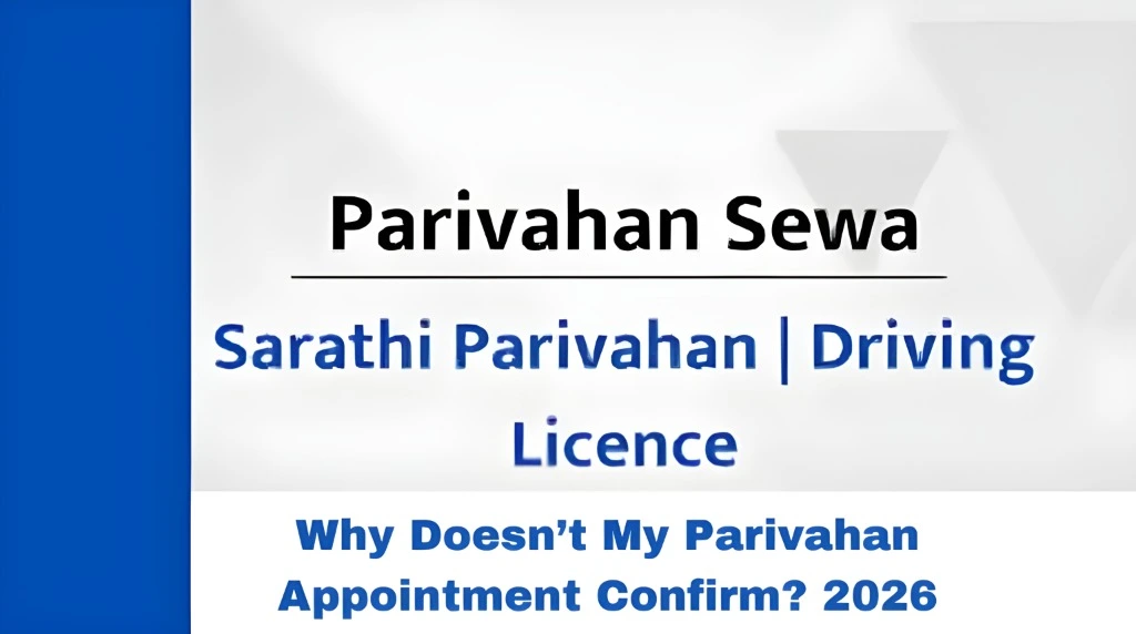 Why Doesn’t My Parivahan Appointment Confirm? 2026
