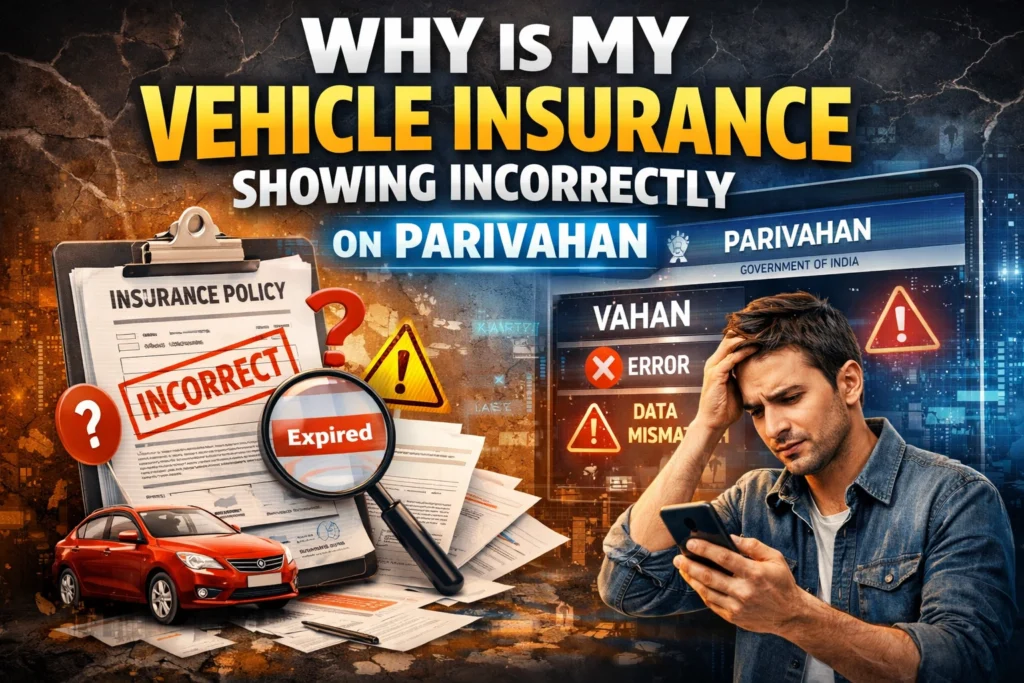 Why Is My Vehicle Insurance Showing Incorrectly on Parivahan