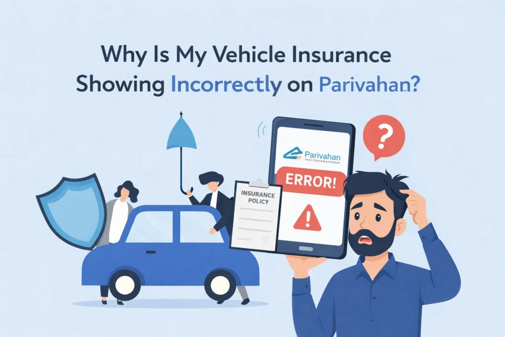 Why Is My Vehicle Insurance Showing Incorrectly on Parivahan