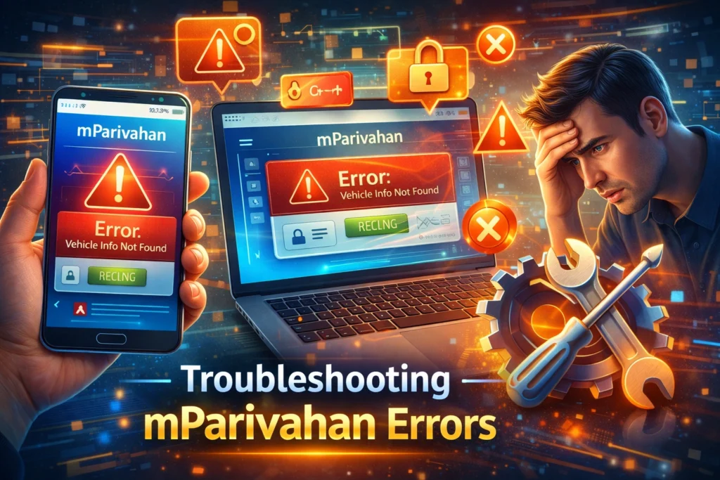 Troubleshooting mParivahan Errors for Vehicle Info