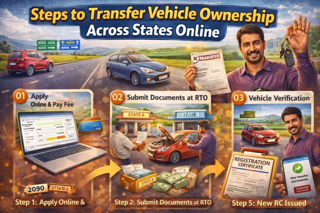 Steps to Transfer Vehicle Ownership Across States Online