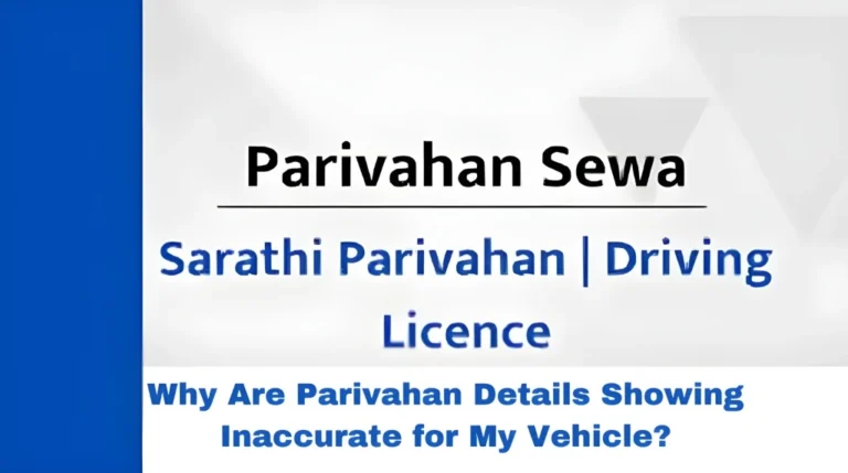 Why Are Parivahan Details Showing Inaccurate for My Vehicle?