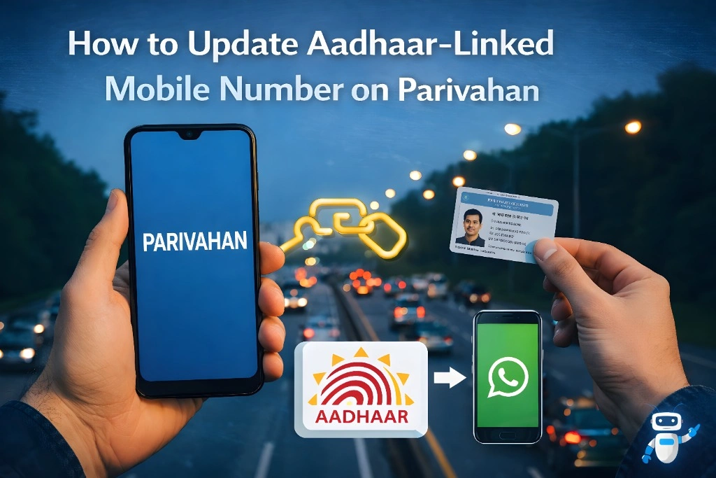 How to Update Aadhaar‑Linked Mobile Number on Parivahan