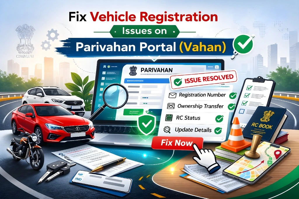 Fix Vehicle Registration Issues on Parivahan Portal (Vahan)